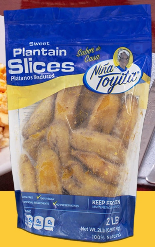 Platano Maduro Rebanado Congelado Nina Toyita 2 Lbs ***