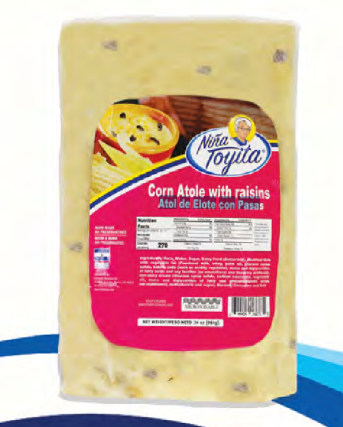 The Frozen Atol de Elote with Raisins Nina Toyita 34 oz ***