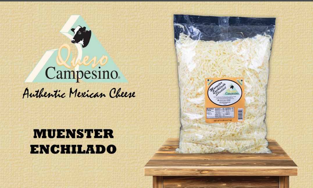 Queso Muenster Enchilado Rayado 2lb