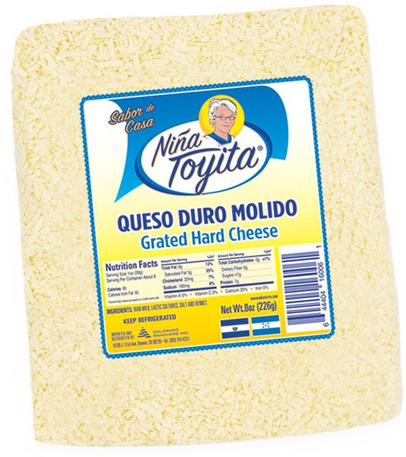 Queso Duro Molido Nina Toyita 8 oz ***