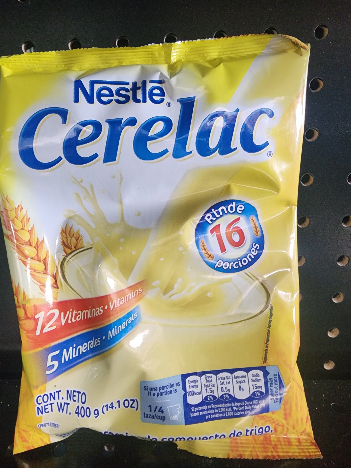Cerelac 400g leche instantanea