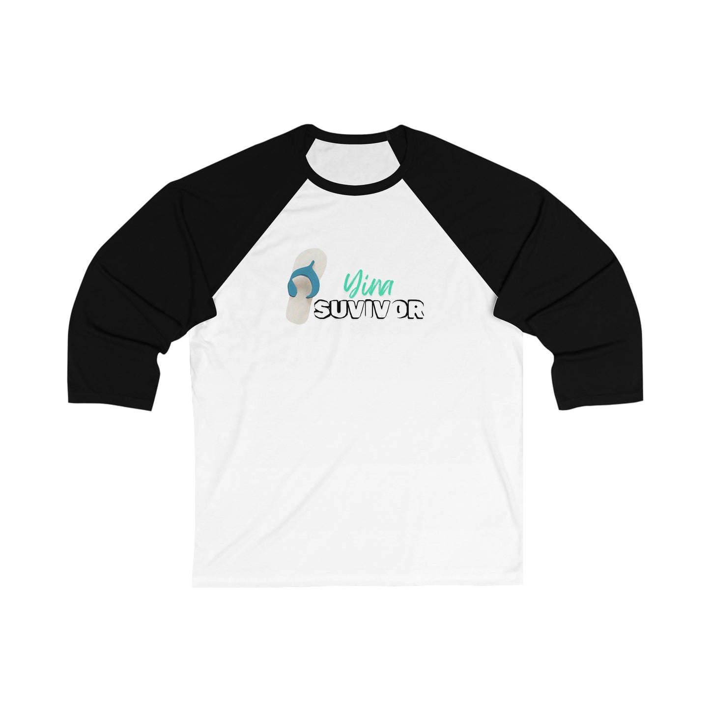 Unisex 3\4 Sleeve Baseball Tee