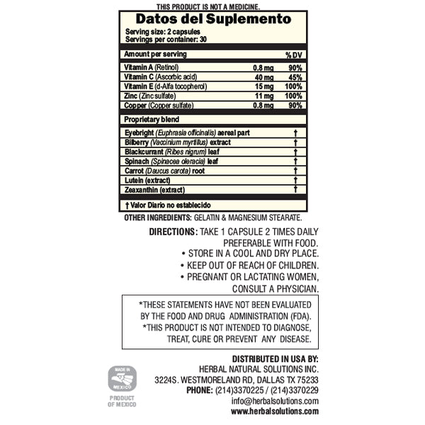 V-sion Herbal (Cápsulas)