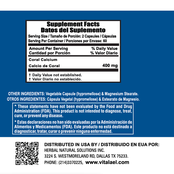 Calcio de Coral (Coral Calcium)