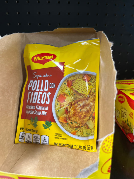 Maggi sopa pollo
