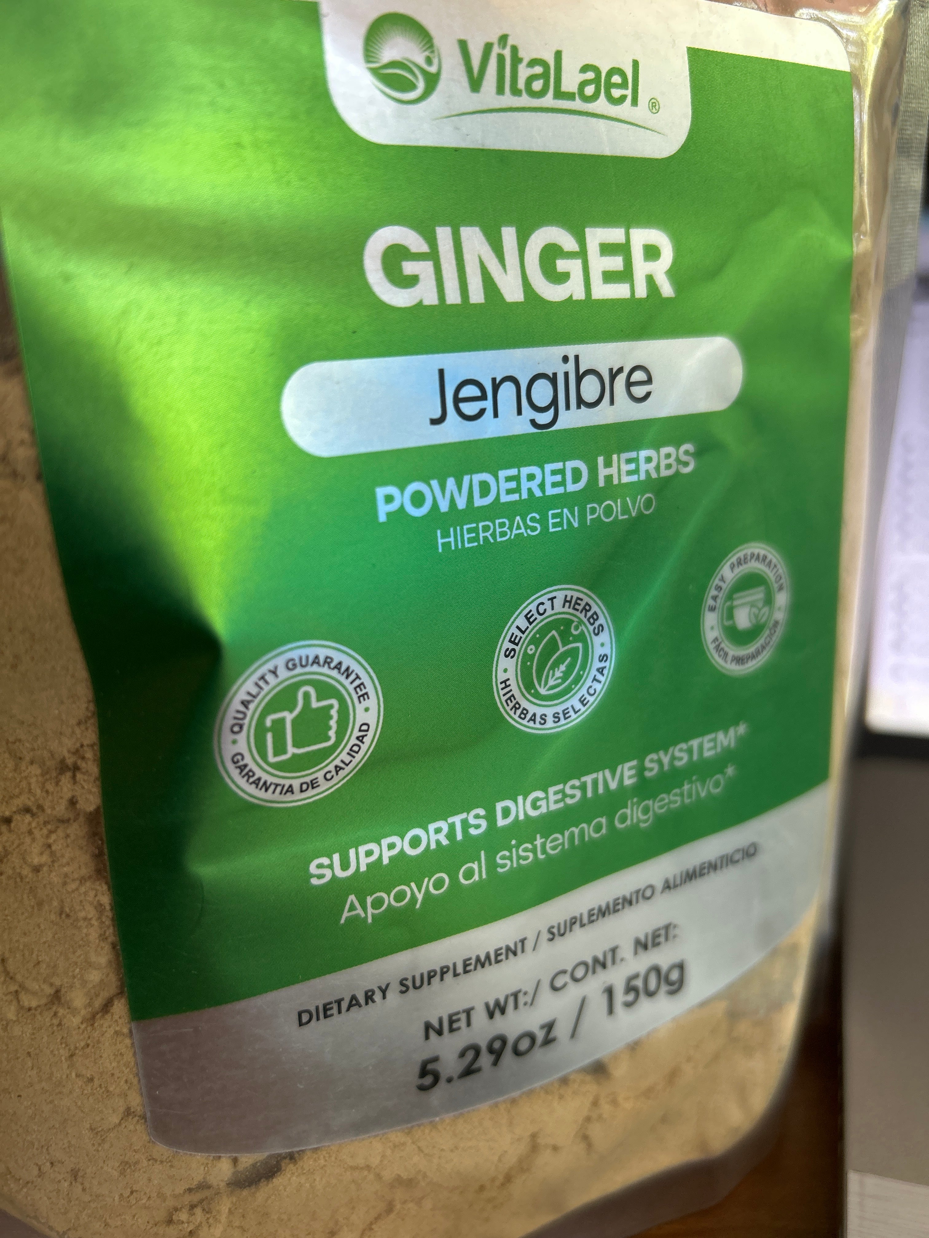 JENGIBRE EN POLVO 150g