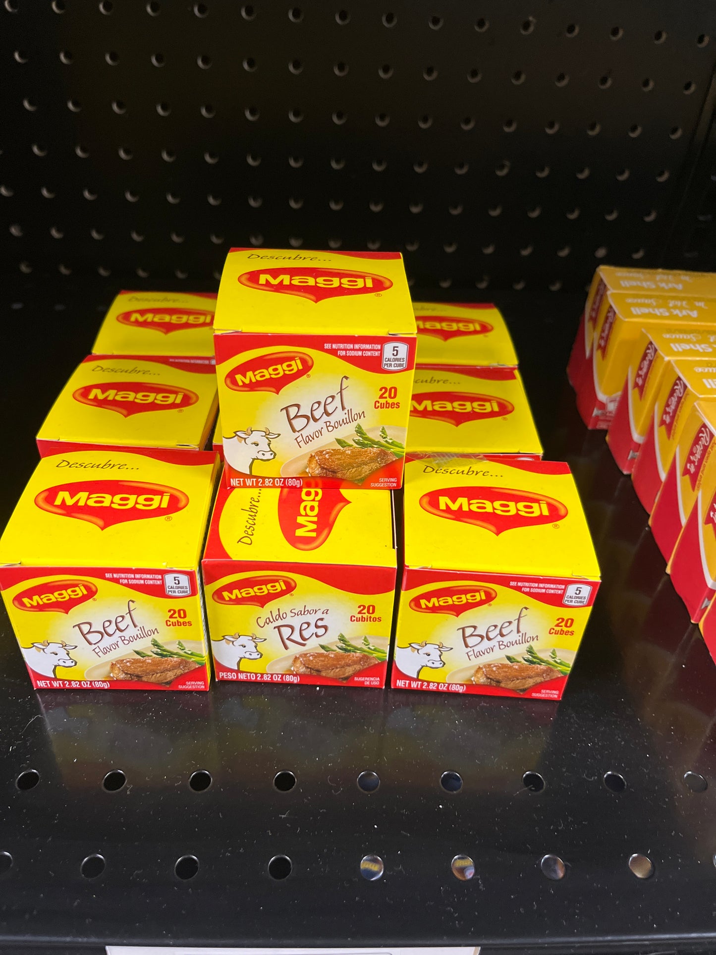 Maggi caldo de res