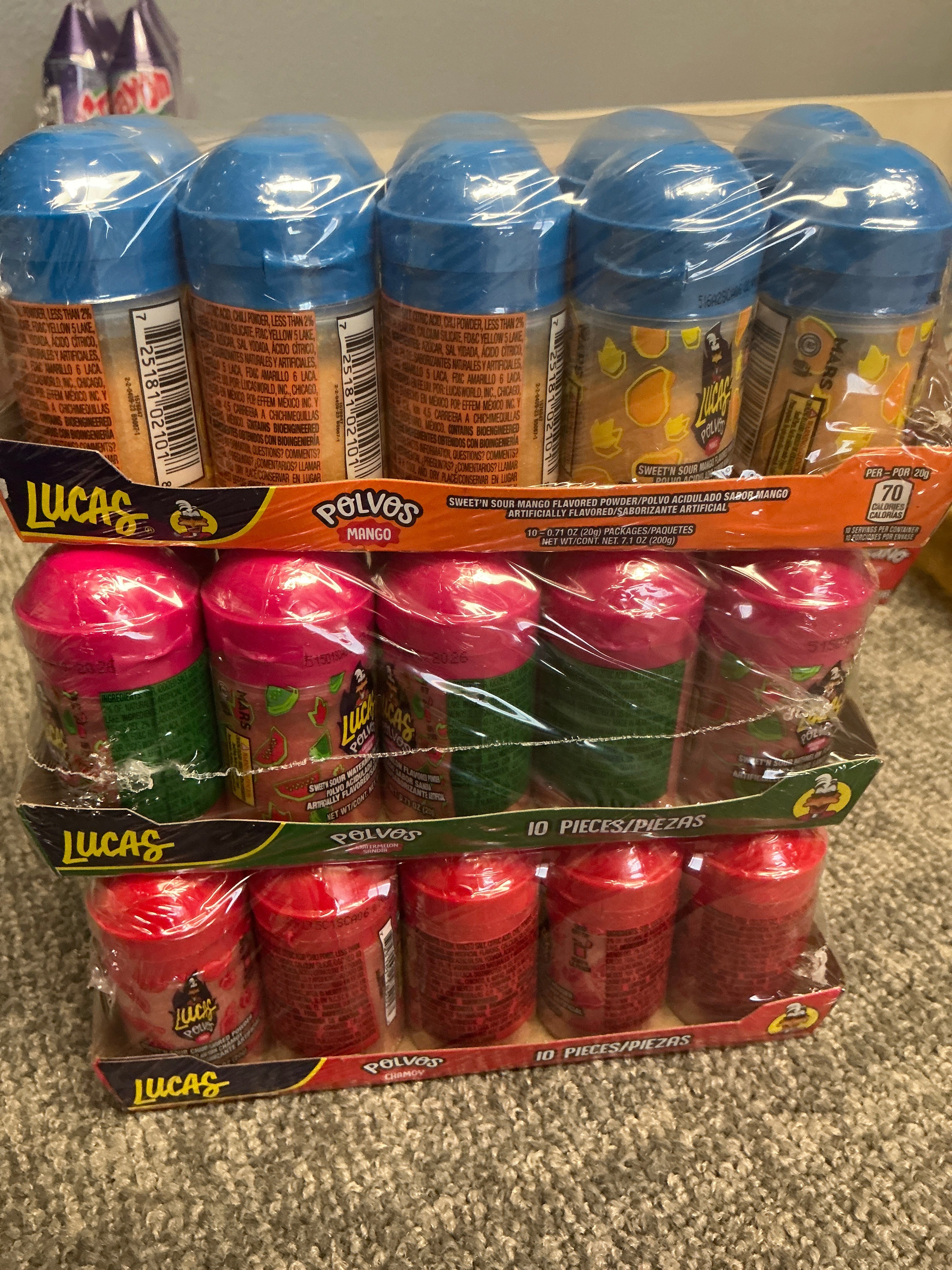 Baby lucas polvo 10 piezas