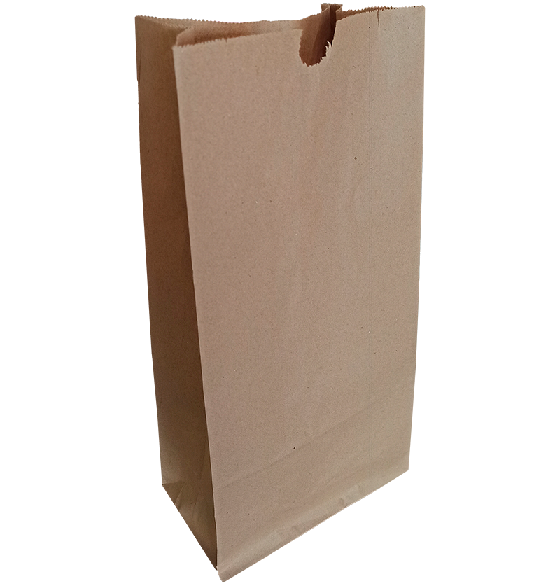 Bolsa De Papel Café #12 PLASTIC (#12 BROWN SOS PAPER BAGS) 500 unidades