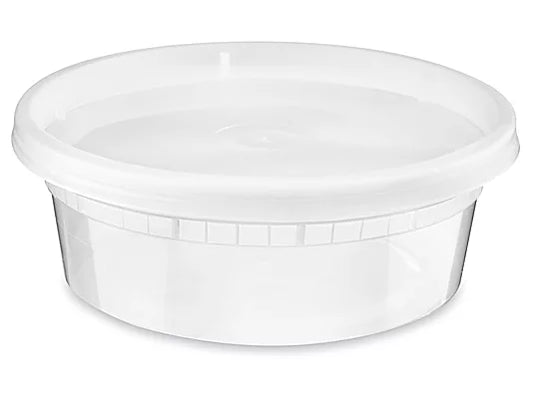Container 8Oz Combo PLASTIC (DELI CONTAINER CLEAR 8 OZ) 500 unidades