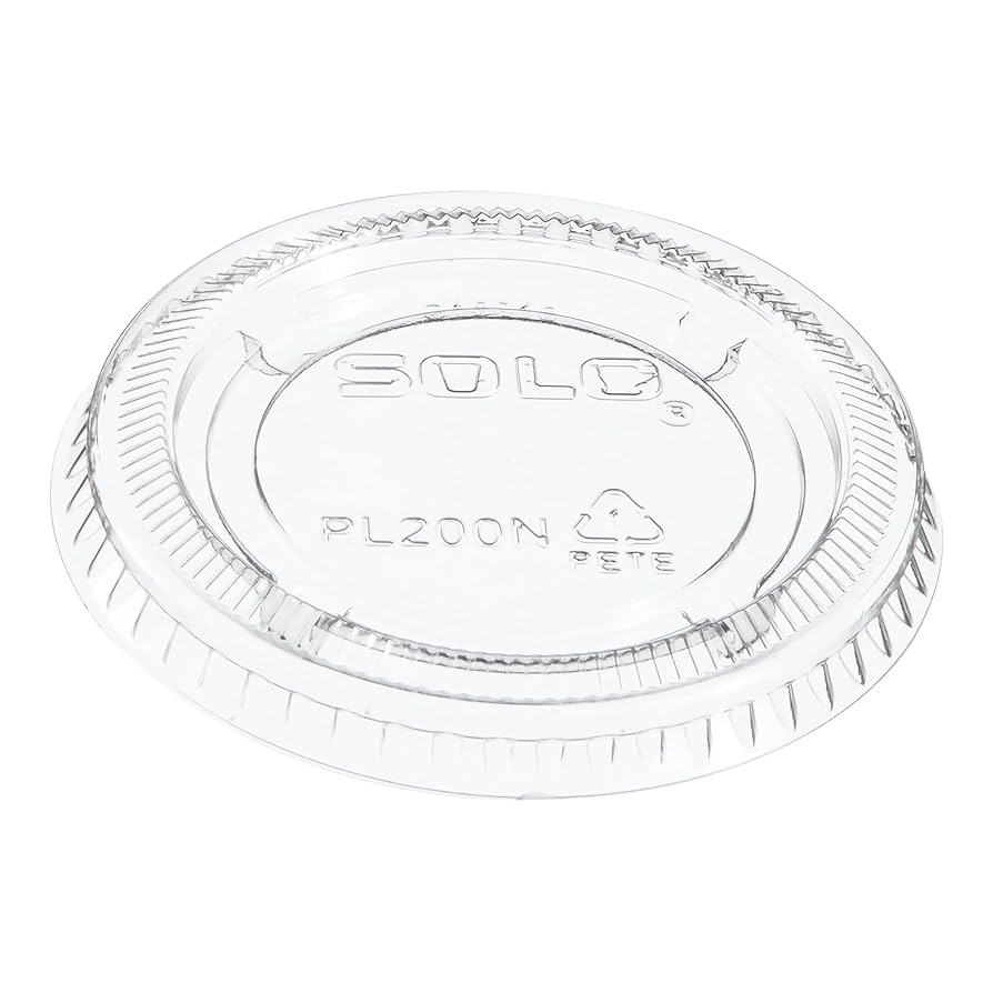 Tapadera Porcion Salsas Royalty PLASTIC (PORTION PLASTIC LID. 1 SQ - 1.5 - 2 OZ. "ROYALTY") 2500 unidades