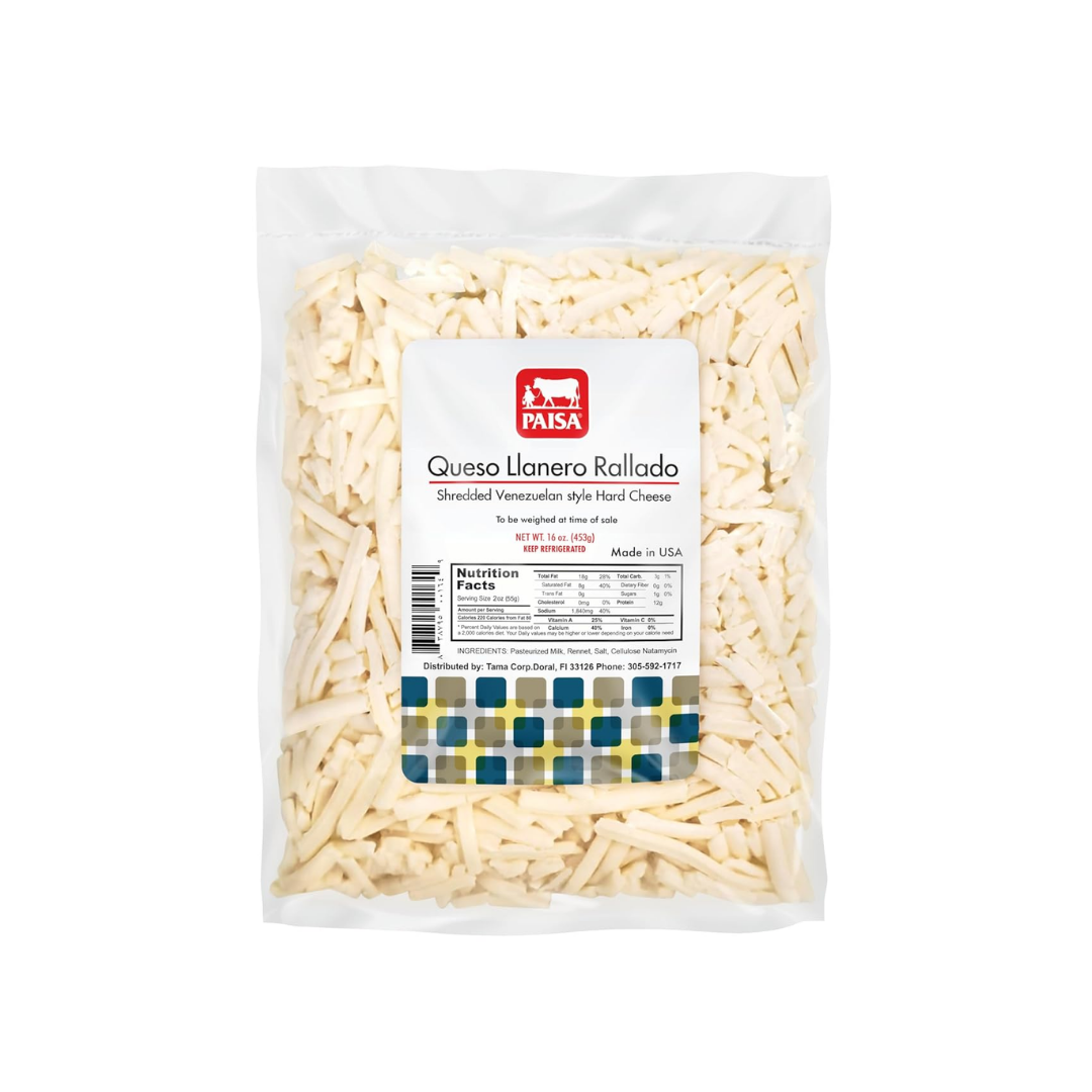 Paisa Queso Llanero Rallado