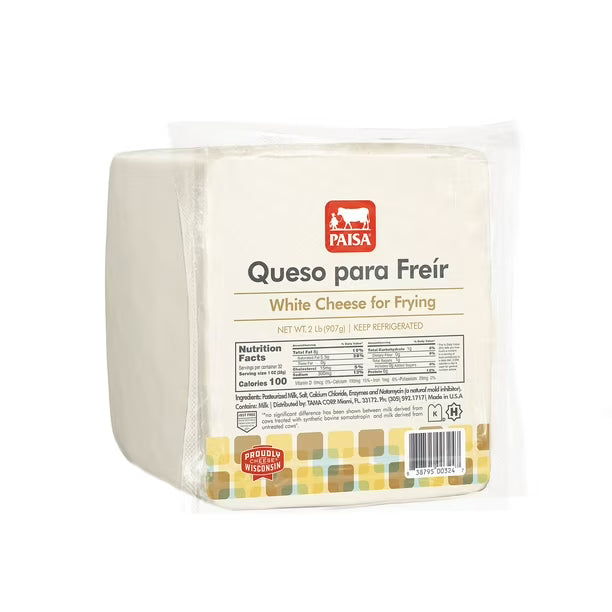 Paisa Queso Para Freir 2 Lb Chunk