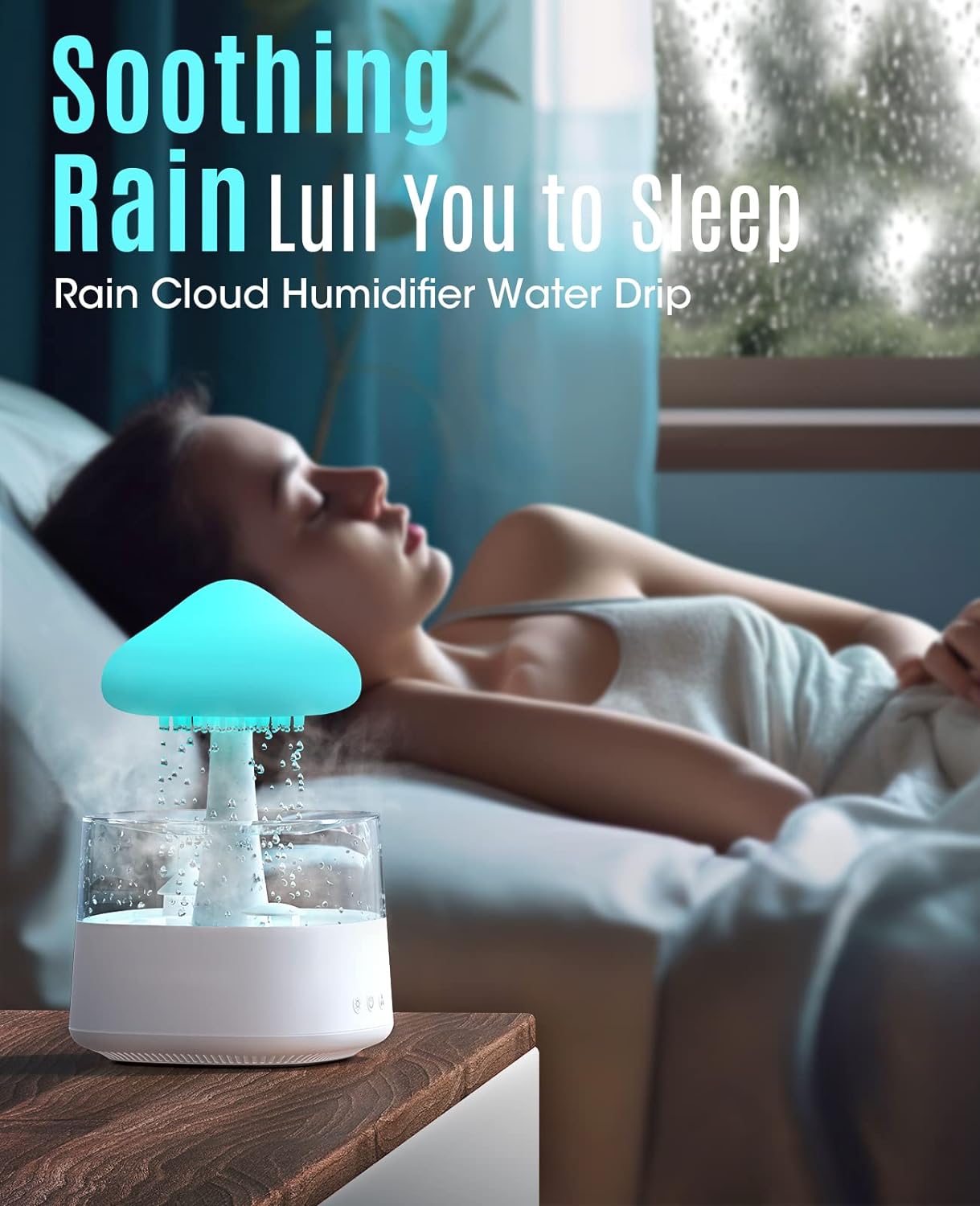 Humidificador de Nube de Lluvia con Función de Goteo de Agua