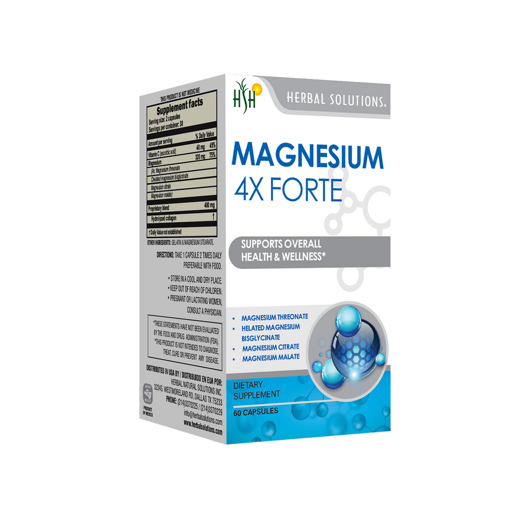 Magnesio 4X Forte - Cápsulas