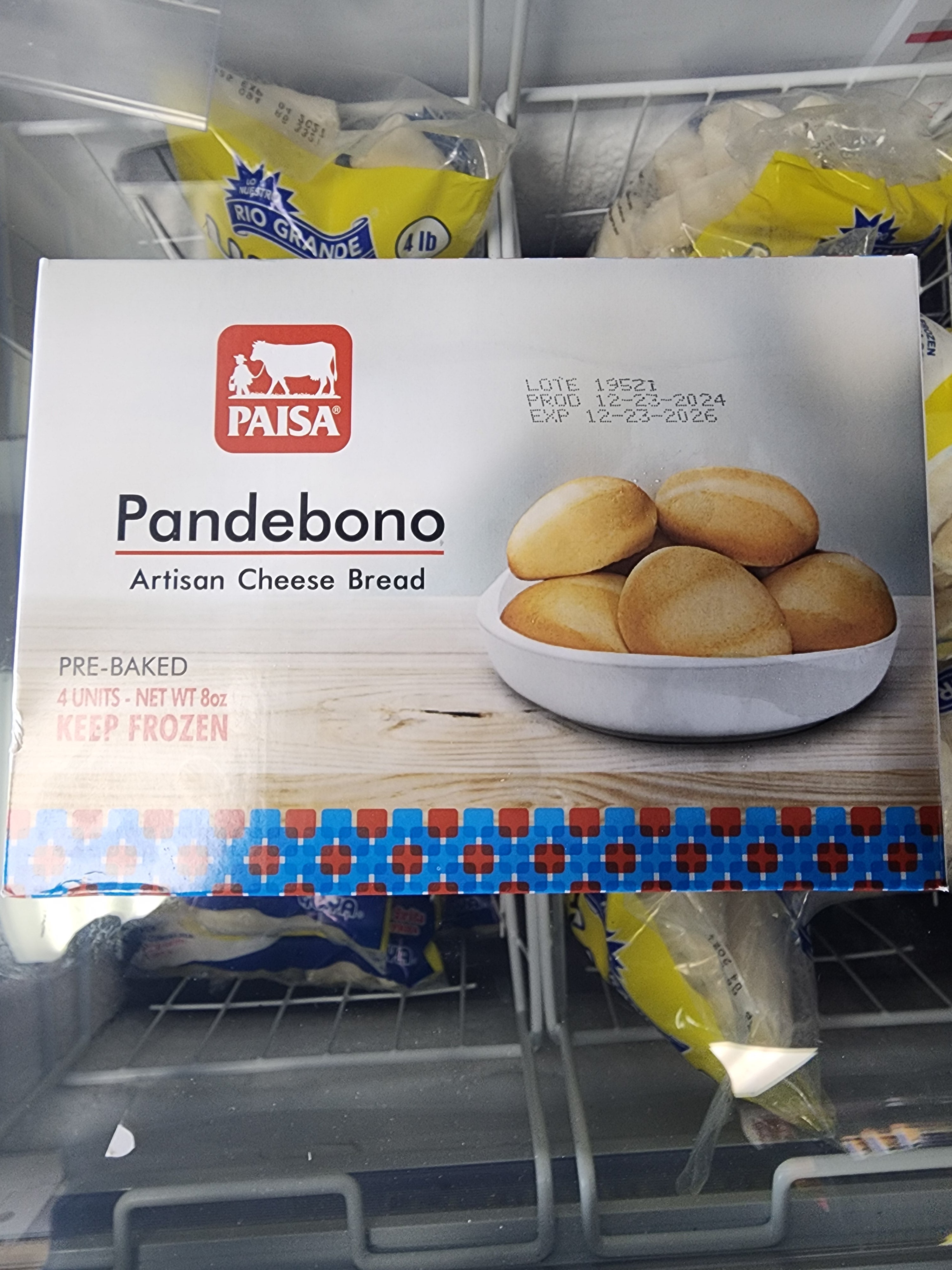 Pan de Bono 4pc Paisa