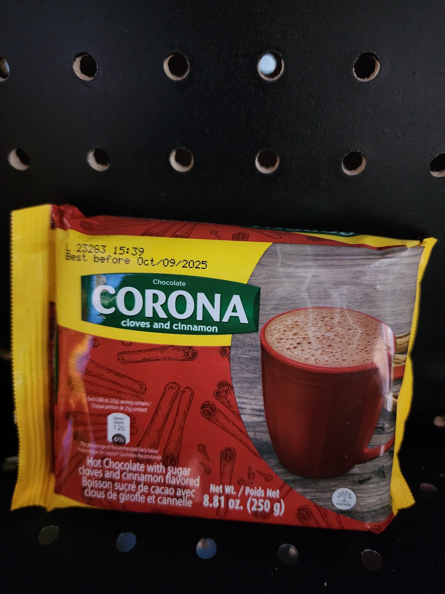 Corona chocolate clavo 250g