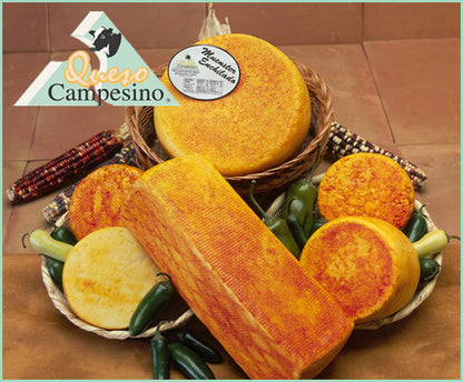 Queso Muenster Enchilado 1 lb. Redondo!