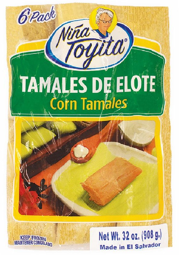 Tamal de Elote Niña Toyita 6Unidades  Congelado